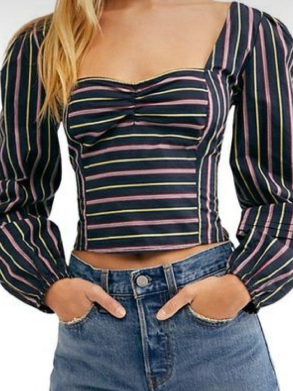 Free People Sunshine in Sicily Crop Top